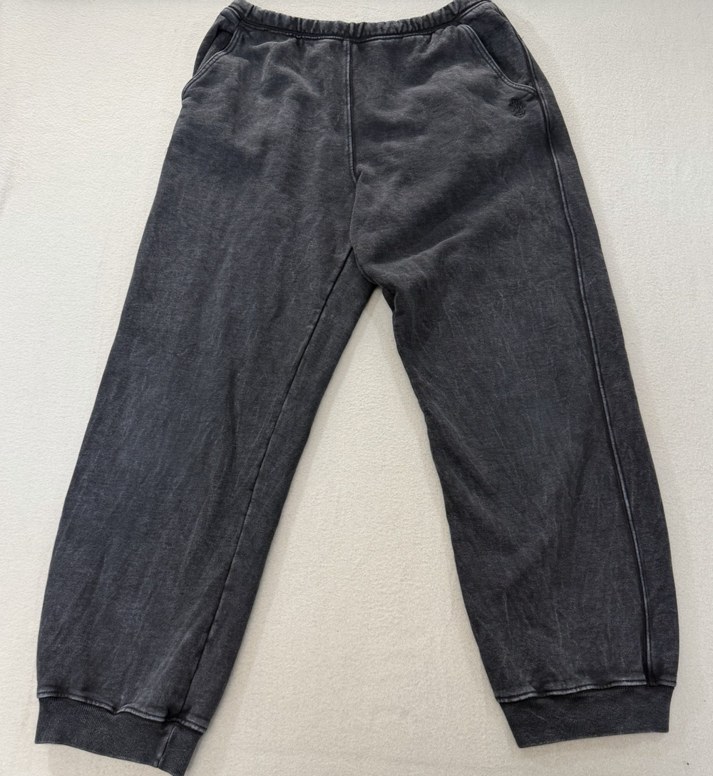 Free People Movement Wide Leg Charcoal Sweatpants Joggers Size Medium